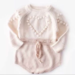 Beige/cream baby romper